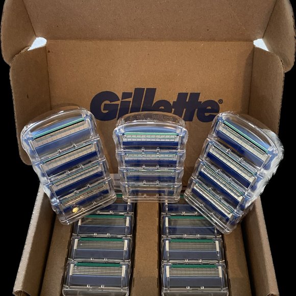 Genuine Gillette 5 Razor Blade Refills 20 Count also fits Fusion handle - Picture 3 of 3